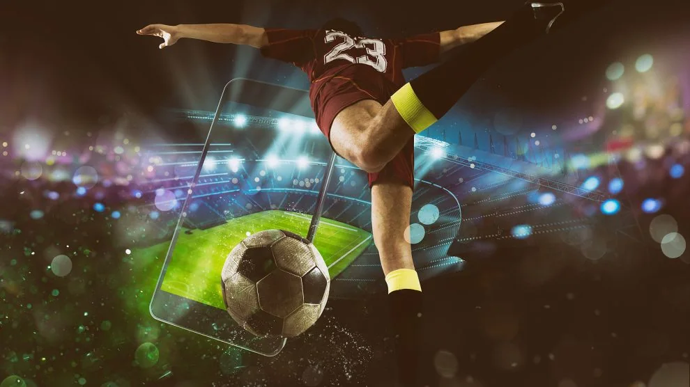 Tampilan suasana pertandingan olahraga untuk lobi LUCKYRP